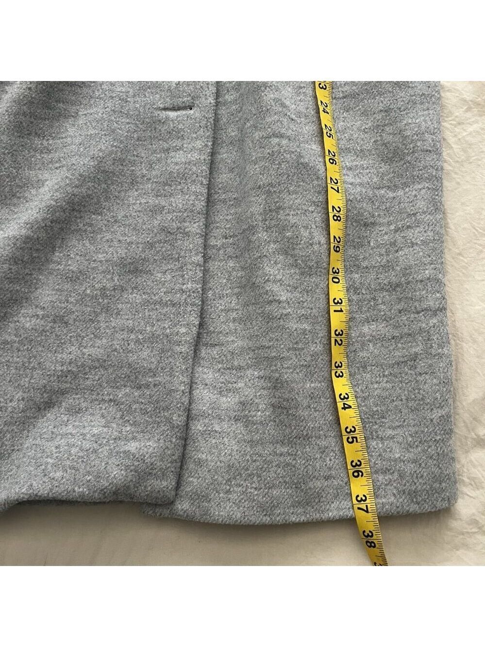 Nümph Size 38 Grey Long Winter Coat Feminine - Picture 7 of 7